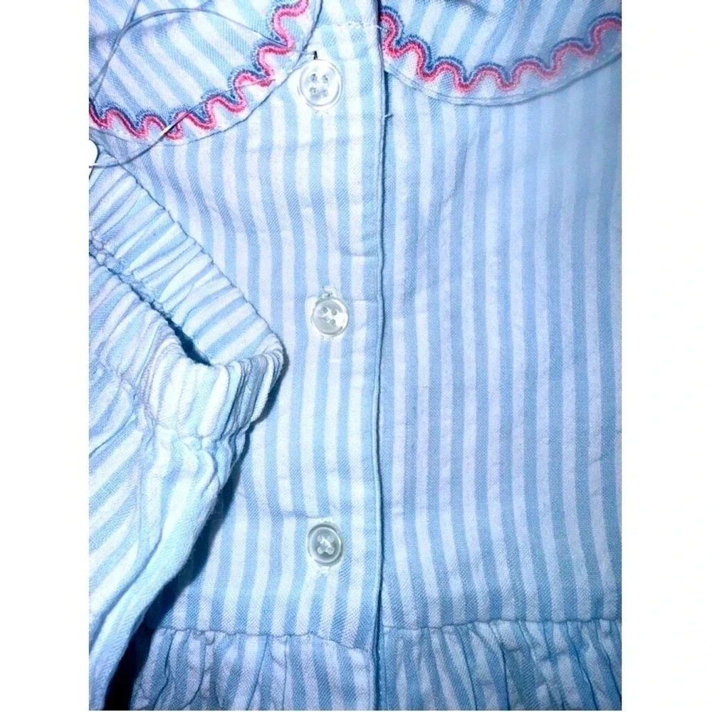 Marks and Spencer 18 24M Dress Pure‎ Cotton Smocked Embroidered 18-24 months